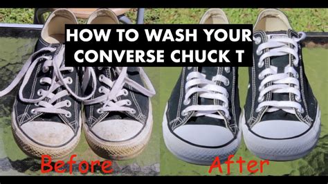 how to wash chuck taylors.